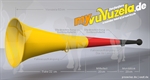Vuvuzela, 3-teilig, Deutschland - Vuvuzela in schwarz-rot-gelb kaufen!
