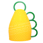 Caxirola, 2-farbig, gelb, grn