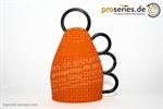 Caxirola, 2-farbig, orange-schwarz, Caxirola in orange-schwarz kaufen!