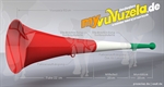 Vuvuzela, 3-teilig, Italien - Vuvuzela in rot-wei-rot kaufen!