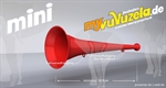 Vuvuzela, MINI, 1-teilig, rot