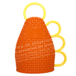 Caxirola, 2-farbig, orange, gelb