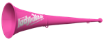 Vuvuzela, 2-teilig, pink-pink