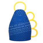 Caxirola, 2-farbig, blau, gelb
